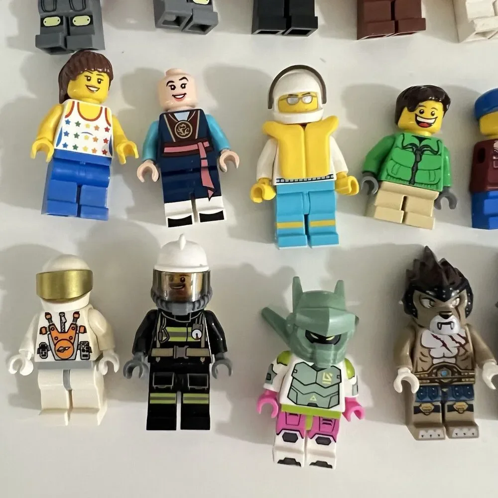 Authentic Lego Mini Figures Mix Lot  & Parts (50+ Mini Figures and Animals/Pets)
